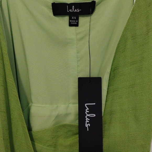 Lulu's - Sunny Day Style Ruffled Mini Wrap Dress - Picture 13 of 16